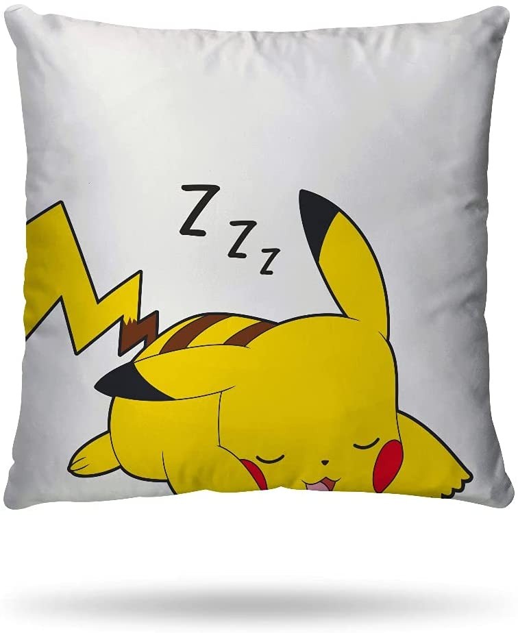 Pokémon - Parure de Lit Enfant Coton Pikachu High Voltage - Housse de  Couette 140x200 Taie d'Oreiller 63x63 cm - 1001 Nuits Enchantées