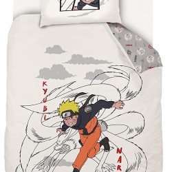 Parure Housse de couette Naruto Démon Renard 140x200 cm