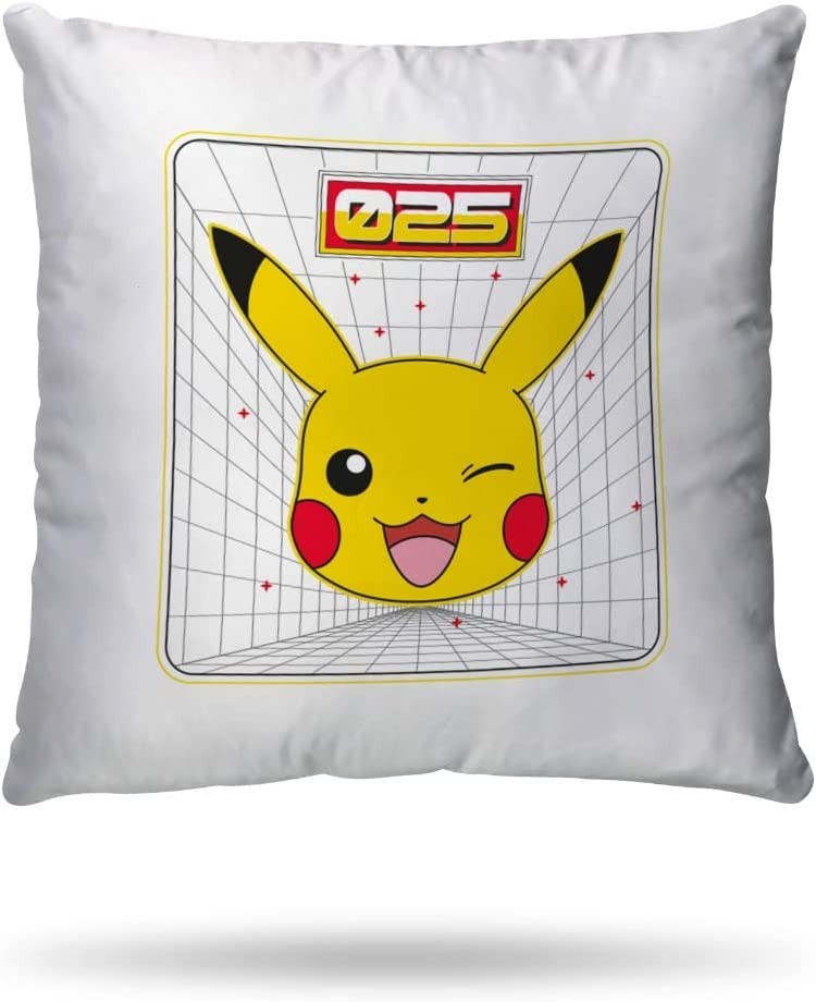 Parure housse de couette enfant - Motif Pikachu Retro