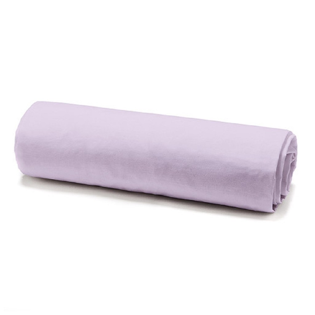 drap housse 1 personne rose