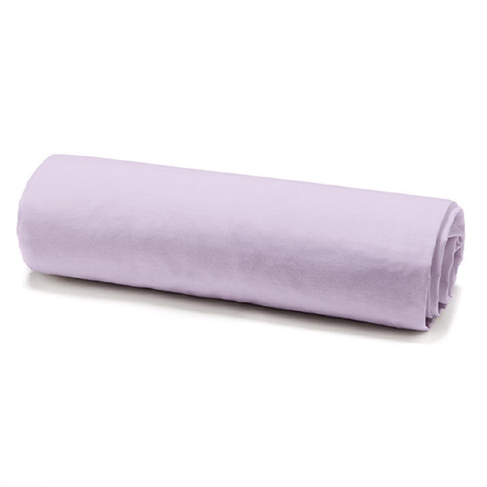 drap housse 1 personne rose