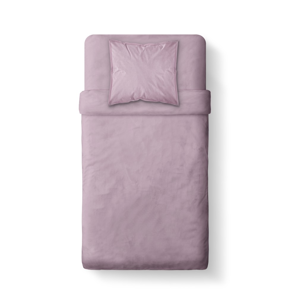 drap housse 1 personne rose