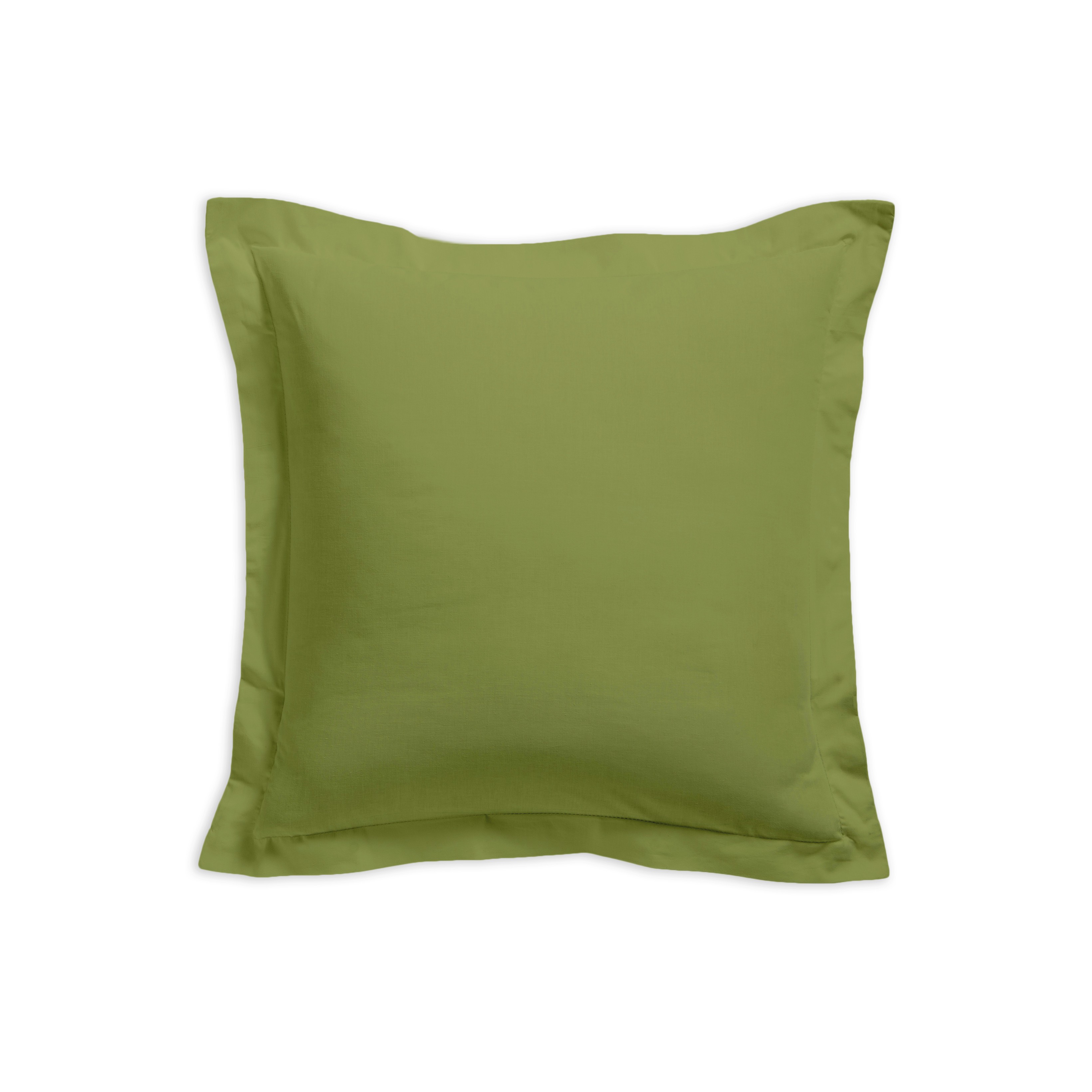 Taie d'Oreiller Carré 60x60 cm Today Coton Bambou Vert