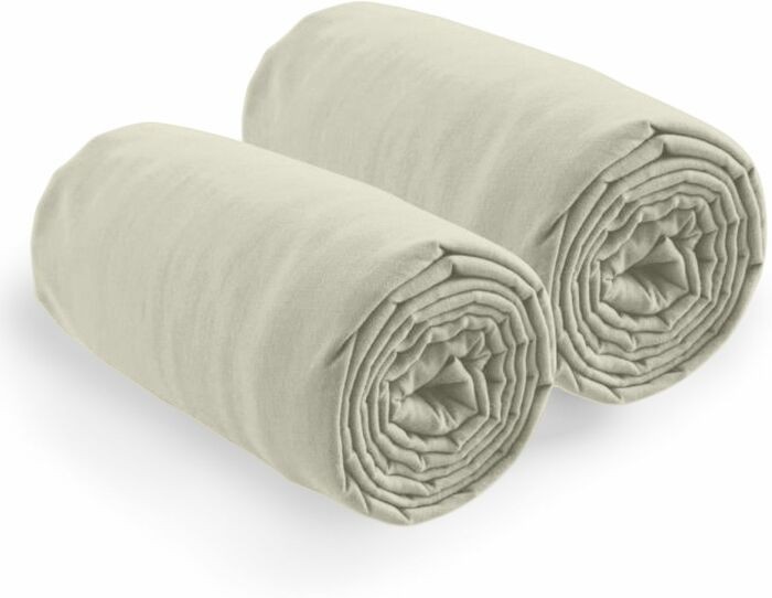 Today Lot De 3 Draps Housse 100% Coton - 140x190 Cm - Blanc Et